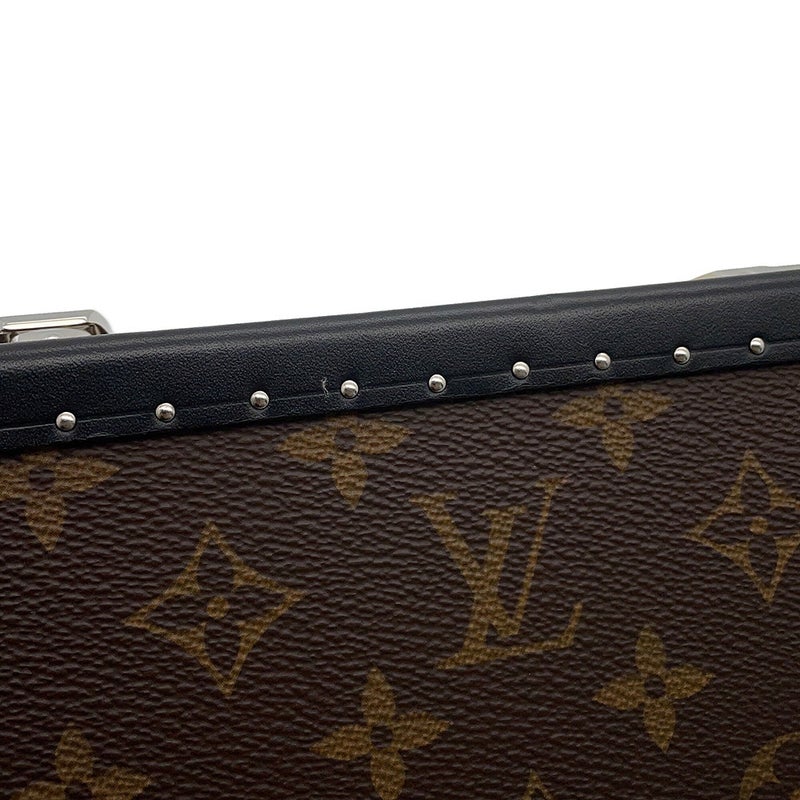 ルイヴィトン ショルダーバッグ モノグラム・マカサー クラッチ・ボックス M20252 LOUIS VUITTO ブラック 黒