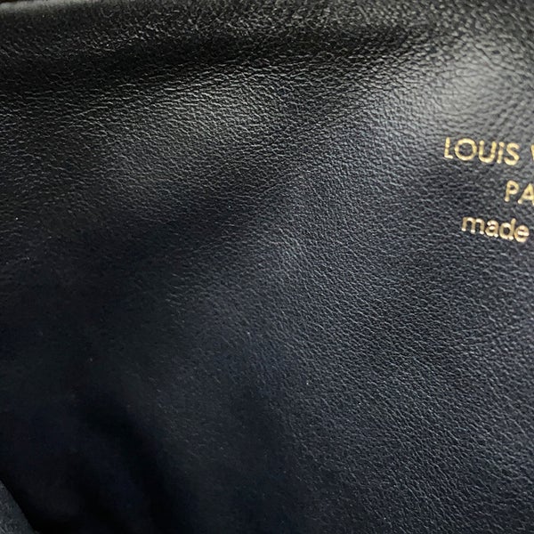 ルイヴィトン ショルダーバッグ モノグラム・リバース ラムスキン ポシェット・LV3 M45412 LOUIS VUITTON 黒 ブラック