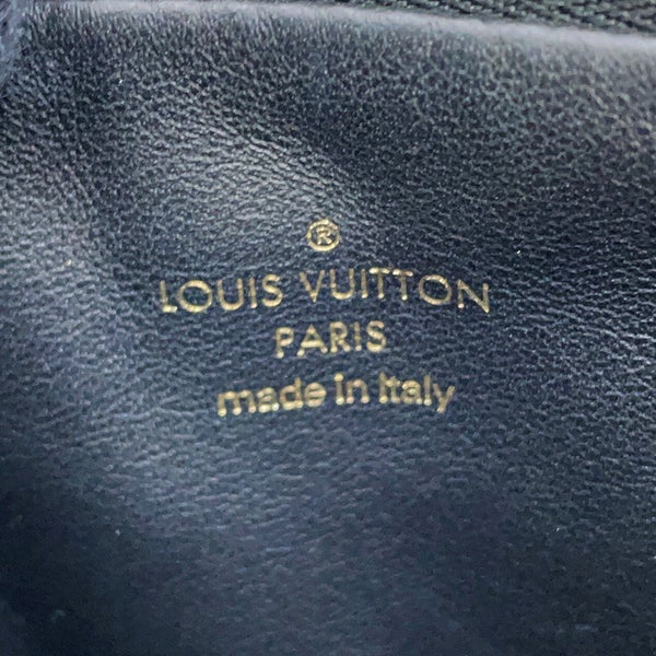 ルイヴィトン ショルダーバッグ モノグラム・リバース ラムスキン ポシェット・LV3 M45412 LOUIS VUITTON 黒 ブラック