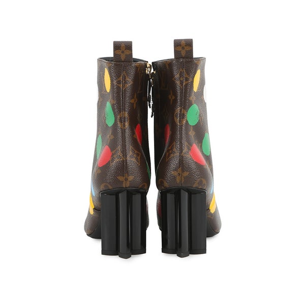 ルイヴィトン ブーツ LV×YK シルエットライン アンクルブーツ レディースサイズ36 LOUIS VUITTON ショートブーツ