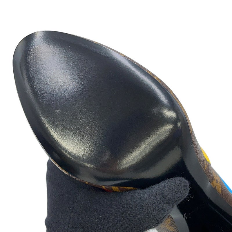 ルイヴィトン ブーツ LV×YK シルエットライン アンクルブーツ レディースサイズ36 LOUIS VUITTON ショートブーツ