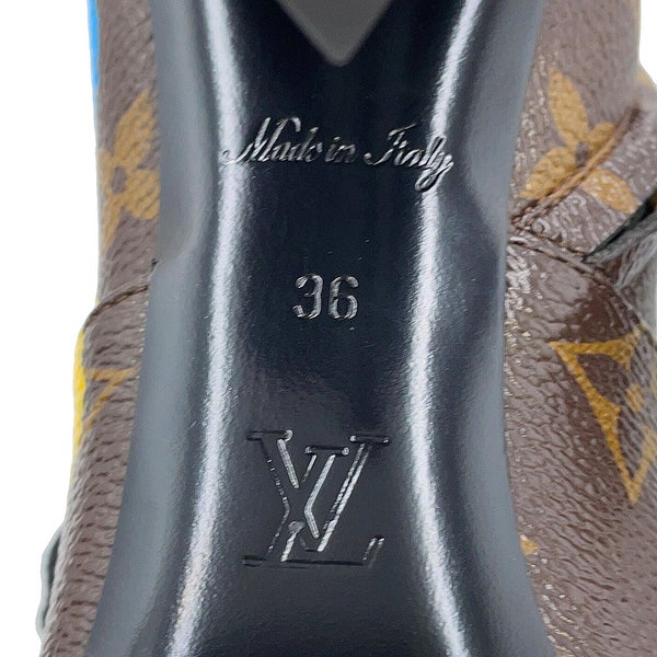 ルイヴィトン ブーツ LV×YK シルエットライン アンクルブーツ レディースサイズ36 LOUIS VUITTON ショートブーツ