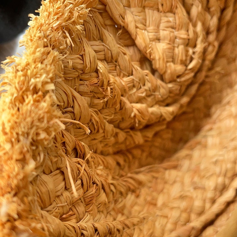 ロエベ ショルダーバッグ ゲート ミニ ラフィア レザー 329.13.U62 LOEWE 黒