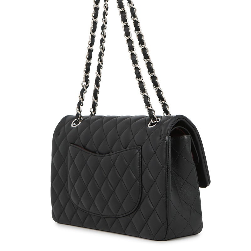 シャネル チェーンショルダーバッグ マトラッセ25 ココマーク ラムスキン ダブルチェーン A01112 CHANEL