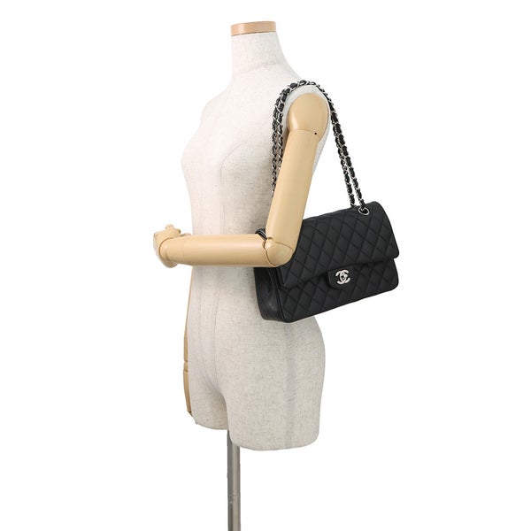 シャネル チェーンショルダーバッグ マトラッセ25 ココマーク ラムスキン ダブルチェーン A01112 CHANEL