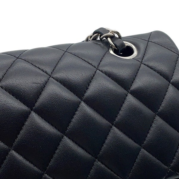 シャネル チェーンショルダーバッグ マトラッセ25 ココマーク ラムスキン ダブルチェーン A01112 CHANEL