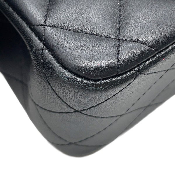 シャネル チェーンショルダーバッグ マトラッセ25 ココマーク ラムスキン ダブルチェーン A01112 CHANEL