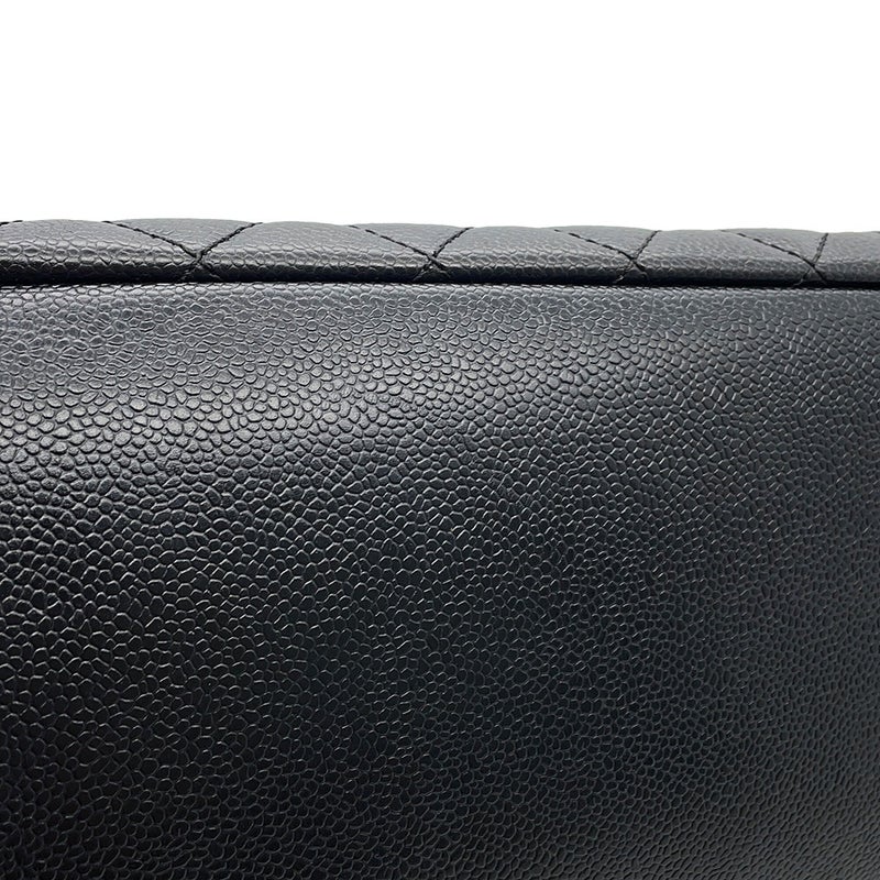 シャネル チェーントートバッグ ココマーク マトラッセ GST キャビアスキン A50995 CHANEL ショルダーバッグ 黒