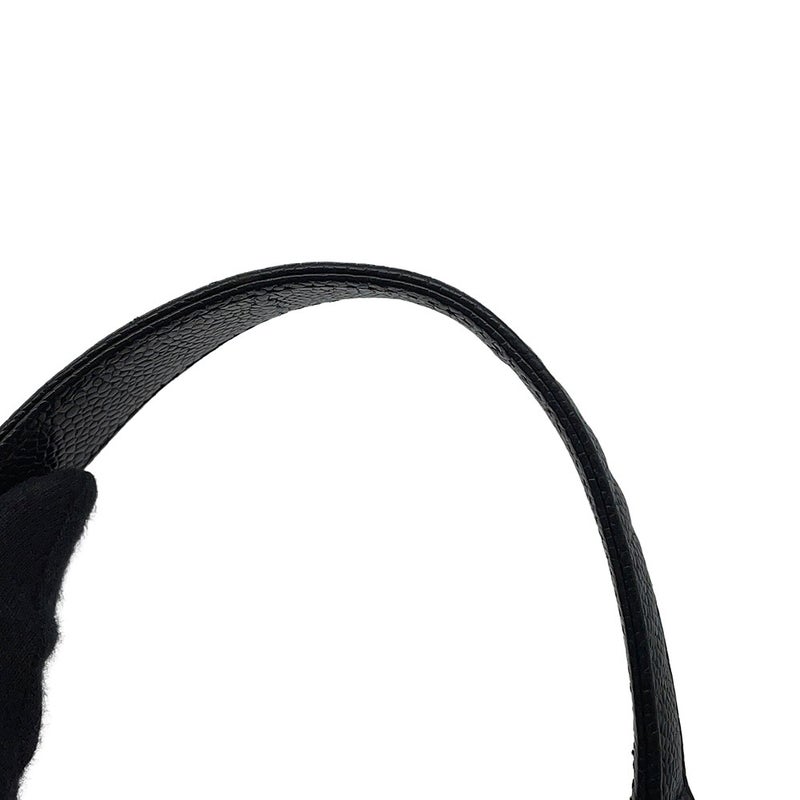 シャネル チェーントートバッグ ココマーク マトラッセ GST キャビアスキン A50995 CHANEL ショルダーバッグ 黒