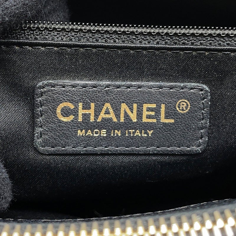 シャネル チェーントートバッグ ココマーク マトラッセ GST キャビアスキン A50995 CHANEL ショルダーバッグ 黒