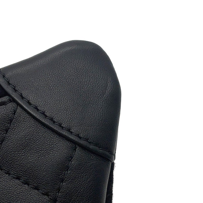 シャネル ボディバッグ パリハンブルク ココマーク マトラッセ ウール/ラムスキン AP3761 CHANEL 黒 チェーンショルダー