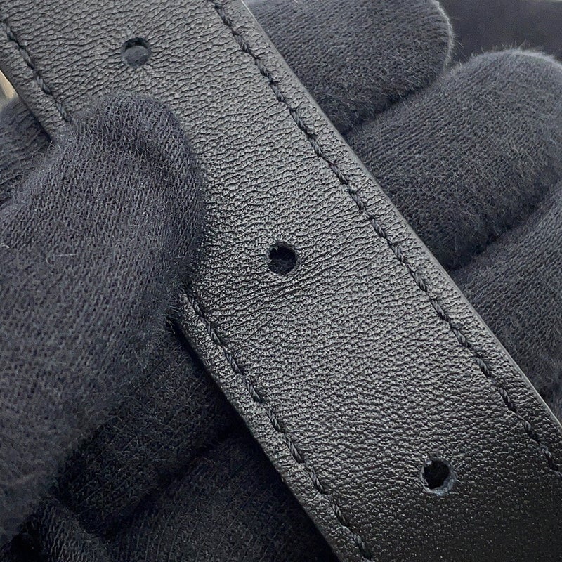 シャネル ボディバッグ パリハンブルク ココマーク マトラッセ ウール/ラムスキン AP3761 CHANEL 黒 チェーンショルダー