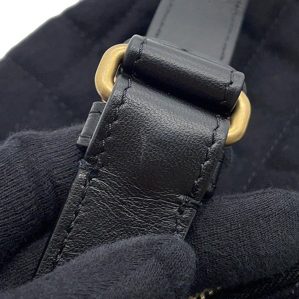 シャネル ボディバッグ パリハンブルク ココマーク マトラッセ ウール/ラムスキン AP3761 CHANEL 黒 チェーンショルダー