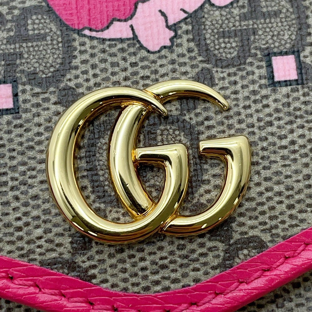 グッチ ショルダーバッグ GGスプリーム/レザー ドラゴン 774371 GUCCI