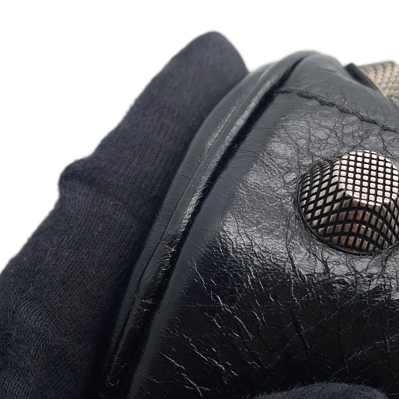 バレンシアガ ショルダーバッグ ルカゴール シリンダー レザー 771716 BALENCIAGA 黒