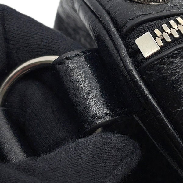 バレンシアガ ショルダーバッグ ルカゴール シリンダー レザー 771716 BALENCIAGA 黒