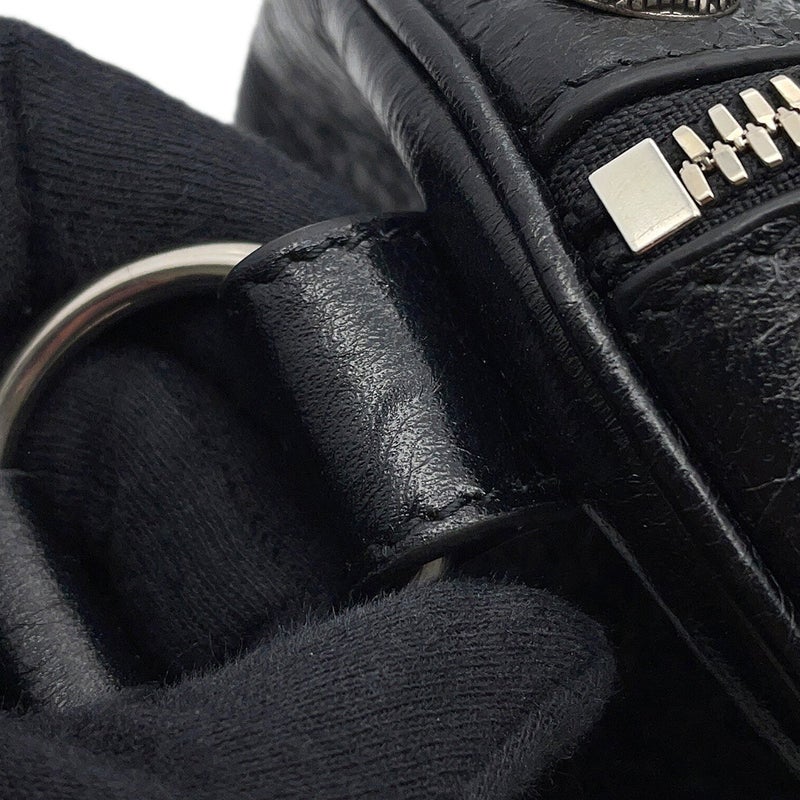 バレンシアガ ショルダーバッグ ルカゴール シリンダー レザー 771716 BALENCIAGA 黒