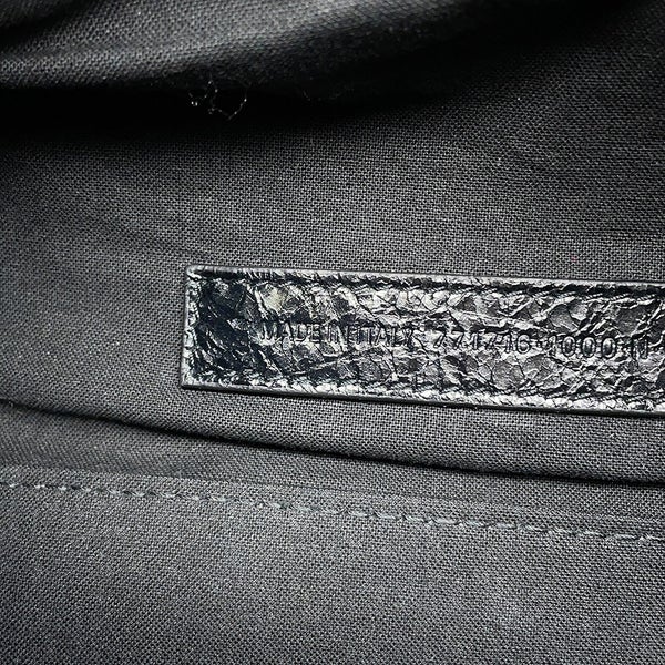 バレンシアガ ショルダーバッグ ルカゴール シリンダー レザー 771716 BALENCIAGA 黒