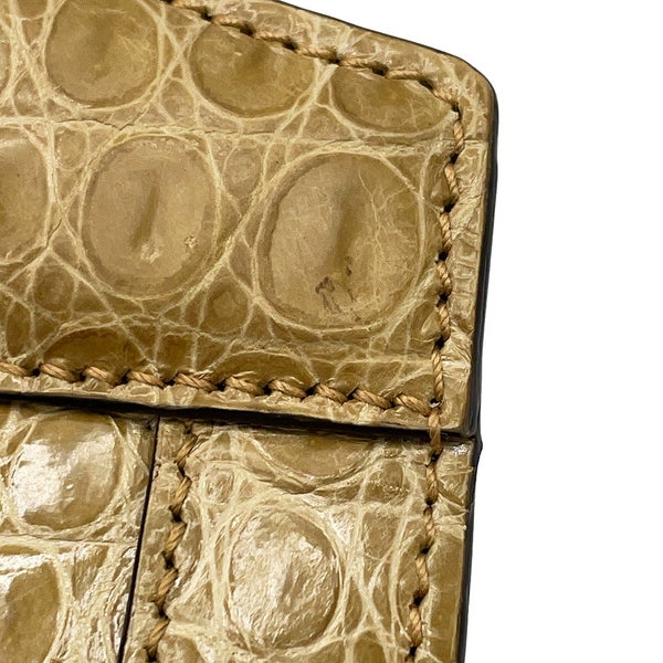 グッチ ハンドバッグ クロコダイル ダブルG 512957 GUCCI バッグ 2way チェーンショルダーバッグ