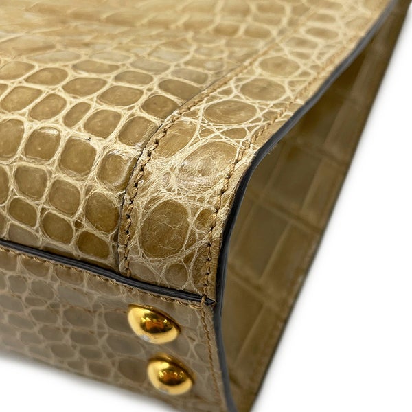 グッチ ハンドバッグ クロコダイル ダブルG 512957 GUCCI バッグ 2way チェーンショルダーバッグ