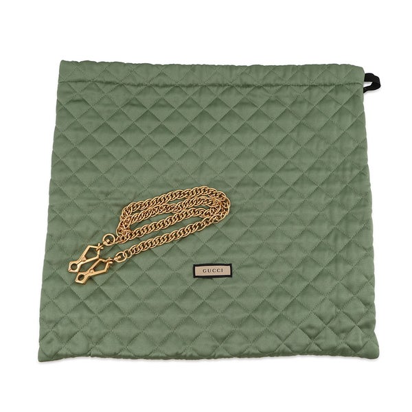 グッチ ハンドバッグ クロコダイル ダブルG 512957 GUCCI バッグ 2way チェーンショルダーバッグ