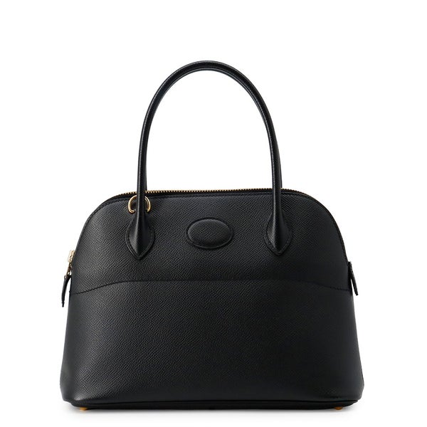 エルメス ハンドバッグ ボリード27 ブラック/ゴールド金具 エプソン D刻印 ２wayショルダー 黒