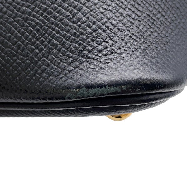 エルメス ハンドバッグ ボリード27 ブラック/ゴールド金具 エプソン D刻印 ２wayショルダー 黒