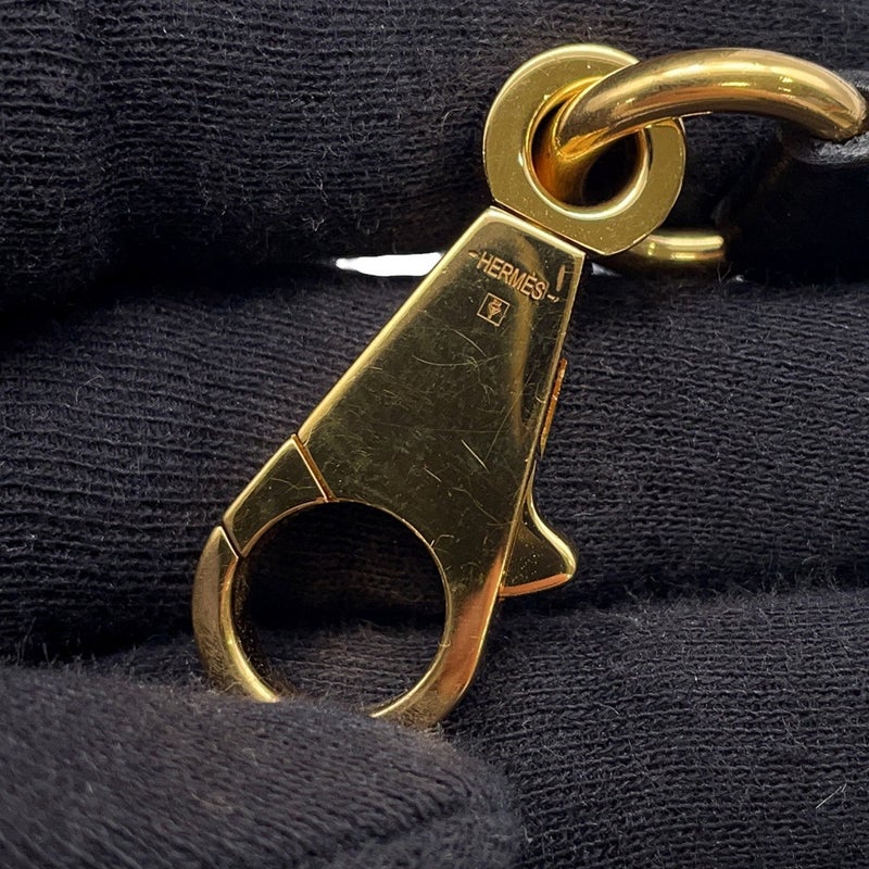 エルメス ハンドバッグ ボリード27 ブラック/ゴールド金具 エプソン D刻印 ２wayショルダー 黒