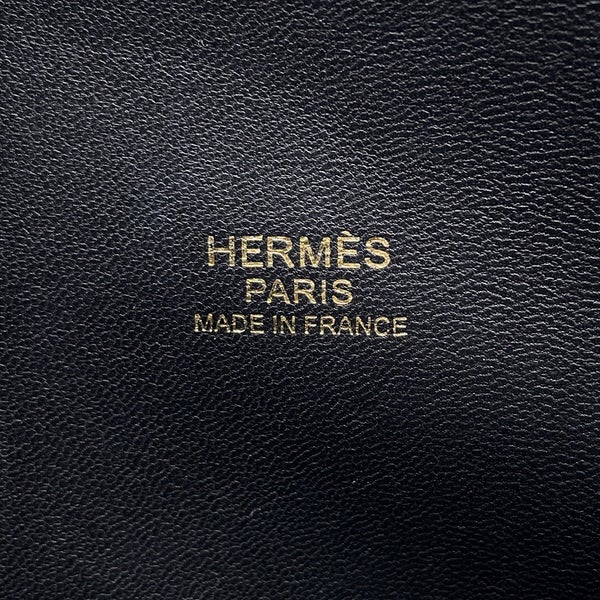 エルメス ハンドバッグ ボリード27 ブラック/ゴールド金具 エプソン D刻印 ２wayショルダー 黒