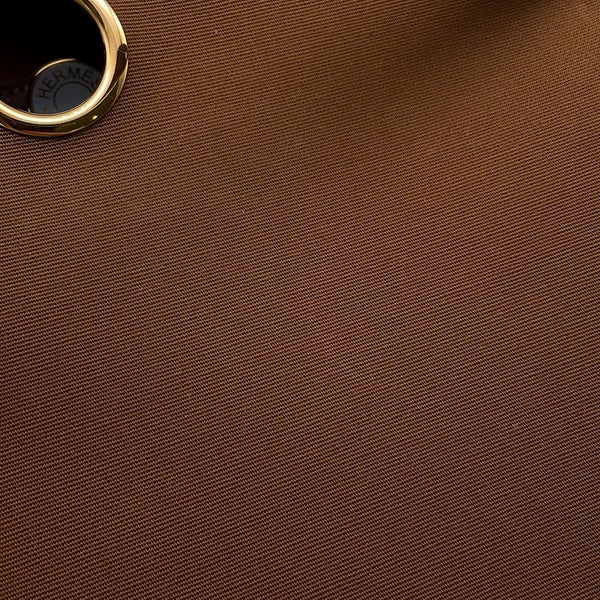 エルメス エールバッグジップPM フォーブ/エベンヌ/ゴールド金具/ラッカー金具 トワルオフィシエ/ヴァッシュハンター K刻印