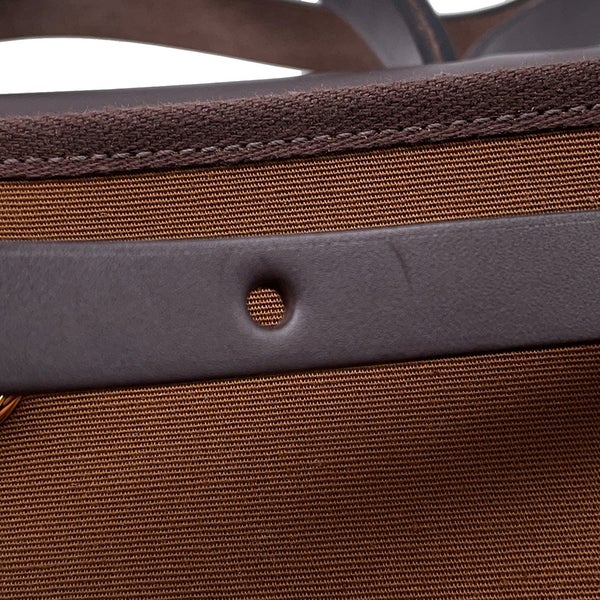 エルメス エールバッグジップPM フォーブ/エベンヌ/ゴールド金具/ラッカー金具 トワルオフィシエ/ヴァッシュハンター K刻印