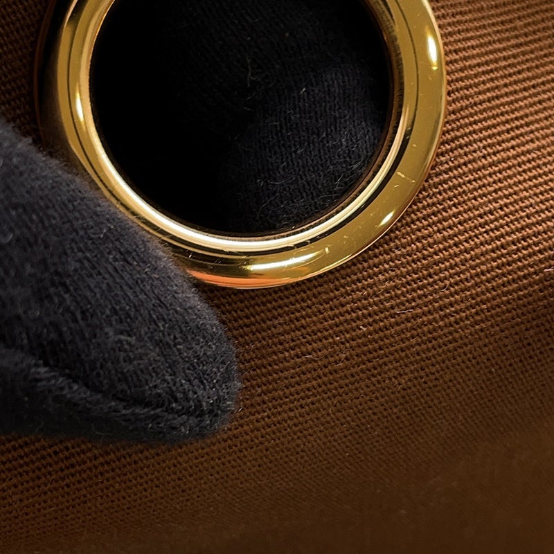 エルメス エールバッグジップPM フォーブ/エベンヌ/ゴールド金具/ラッカー金具 トワルオフィシエ/ヴァッシュハンター K刻印