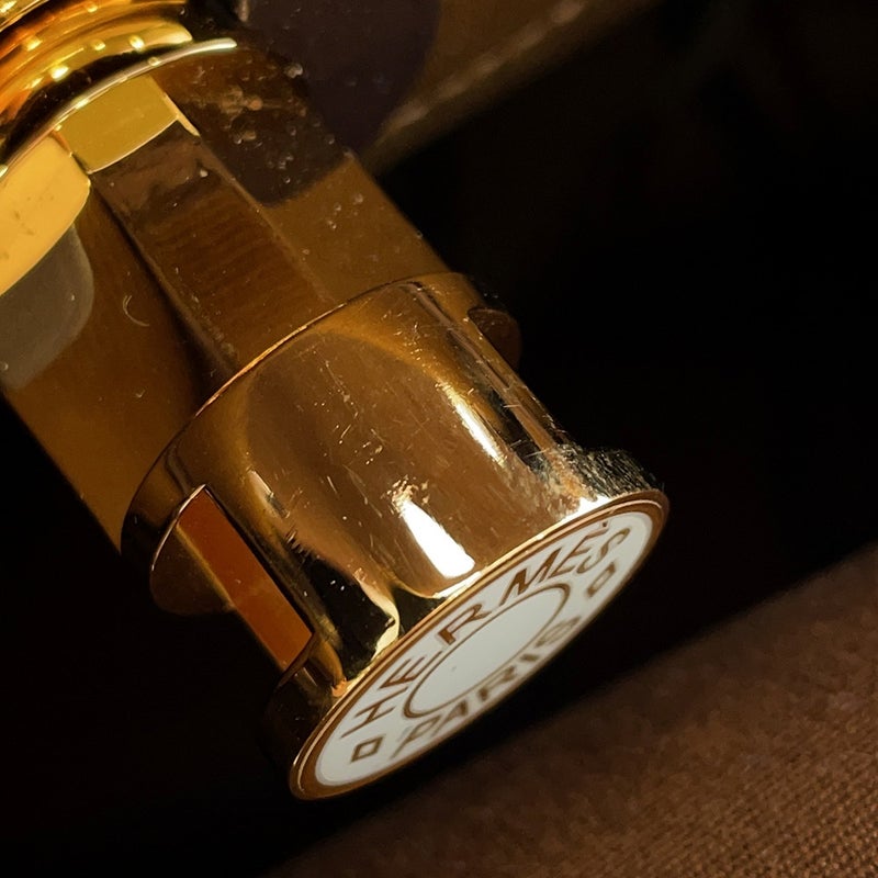 エルメス エールバッグジップPM フォーブ/エベンヌ/ゴールド金具/ラッカー金具 トワルオフィシエ/ヴァッシュハンター K刻印