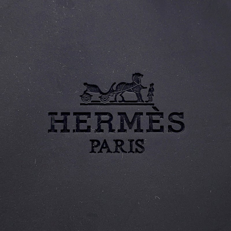 エルメス サンダル ミコノス ラバー レディースサイズ37 HERMES 靴 黒