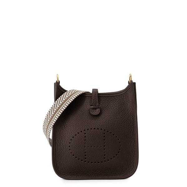 エルメス エブリンTPM アマゾン サングル ジグザグ エベンヌ/エトゥープ/ゴールド金具 トリヨンクレマンス K刻印