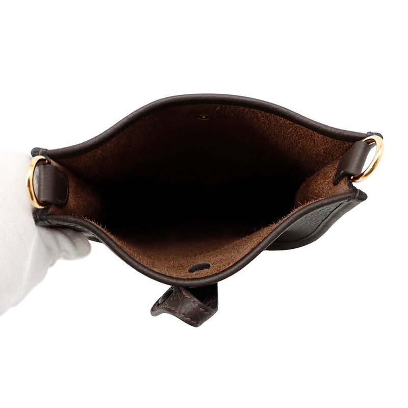 エルメス エブリンTPM アマゾン サングル ジグザグ エベンヌ/エトゥープ/ゴールド金具 トリヨンクレマンス K刻印