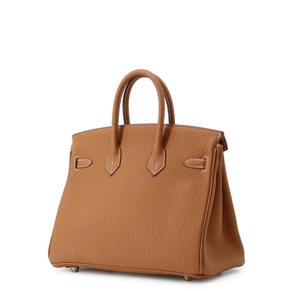 エルメス バーキン25 ゴールド/ゴールド金具 トゴ W刻印 HERMES Birkin ハンドバッグ