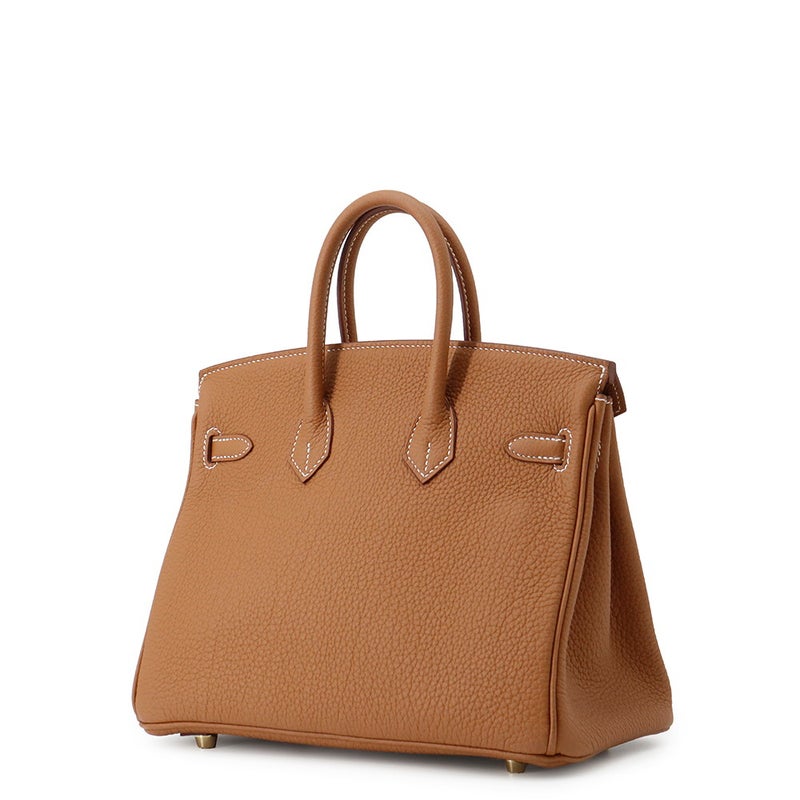 エルメス バーキン25 ゴールド/ゴールド金具 トゴ W刻印 HERMES Birkin ハンドバッグ
