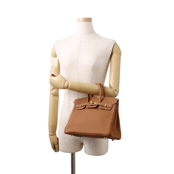 エルメス バーキン25 ゴールド/ゴールド金具 トゴ W刻印 HERMES Birkin ハンドバッグ