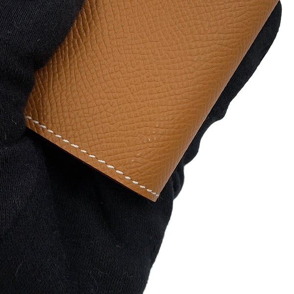 エルメス 長財布 ケリーウォレット ロング ゴールド/シルバー金具 エプソン B刻印 HERMES
