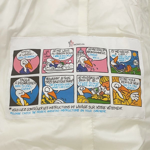 モンクレール ダウンジャケット AVOCE アヴォーチェ ナイロン I20931A00075 レディースサイズ0 MONCLER 白