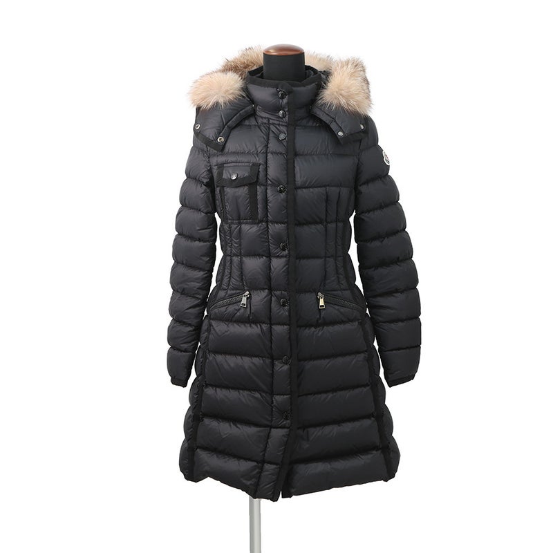 モンクレール ダウンコート HERMIFUR ナイロン レディースサイズ0 G20931C51601 MONCLER 黒
