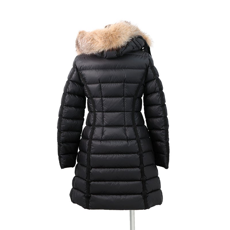 モンクレール ダウンコート HERMIFUR ナイロン レディースサイズ0 G20931C51601 MONCLER 黒