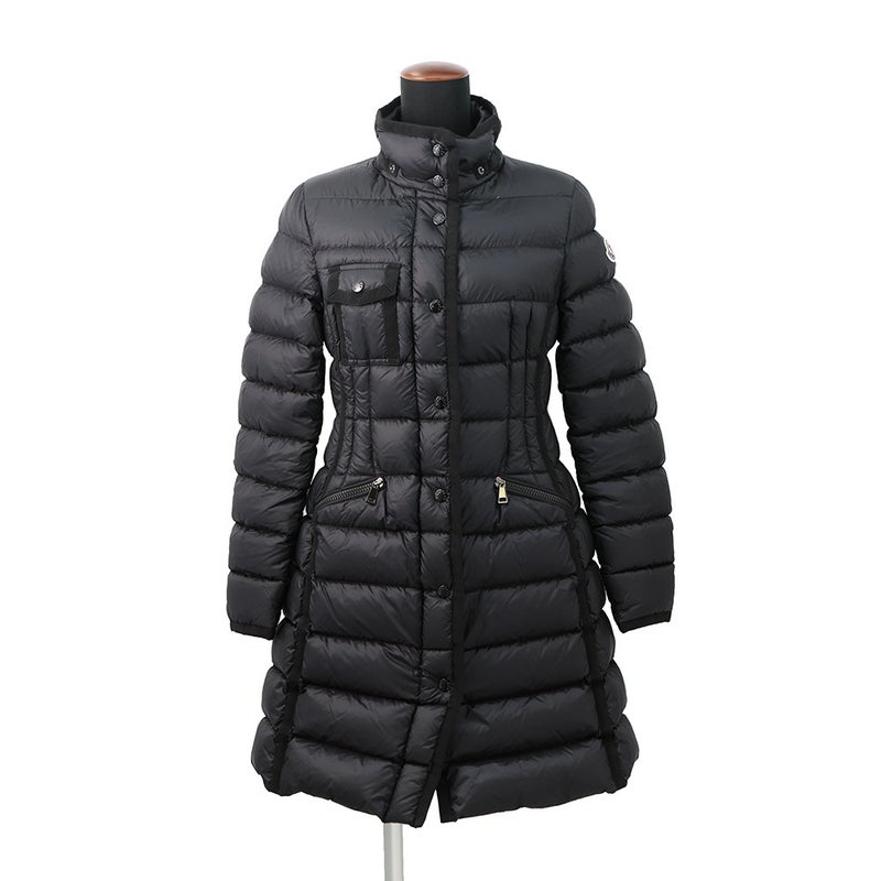 モンクレール ダウンコート HERMIFUR ナイロン レディースサイズ0 G20931C51601 MONCLER 黒