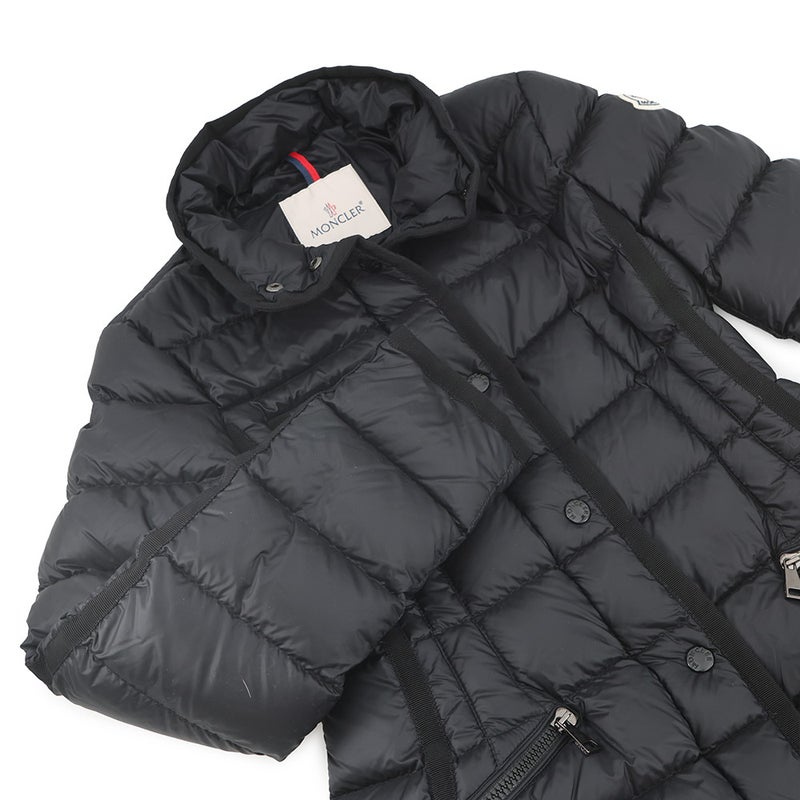 モンクレール ダウンコート HERMIFUR ナイロン レディースサイズ0 G20931C51601 MONCLER 黒