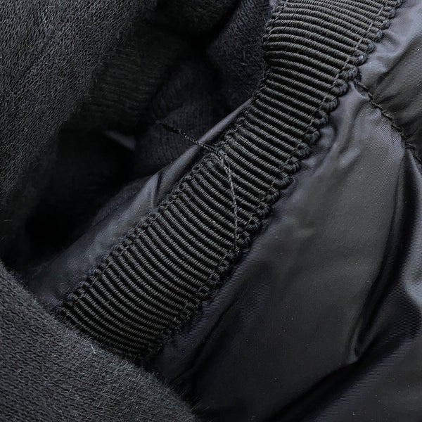 モンクレール ダウンコート HERMIFUR ナイロン レディースサイズ0 G20931C51601 MONCLER 黒