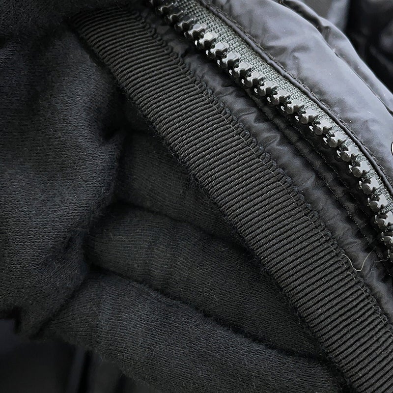 モンクレール ダウンコート HERMIFUR ナイロン レディースサイズ0 G20931C51601 MONCLER 黒