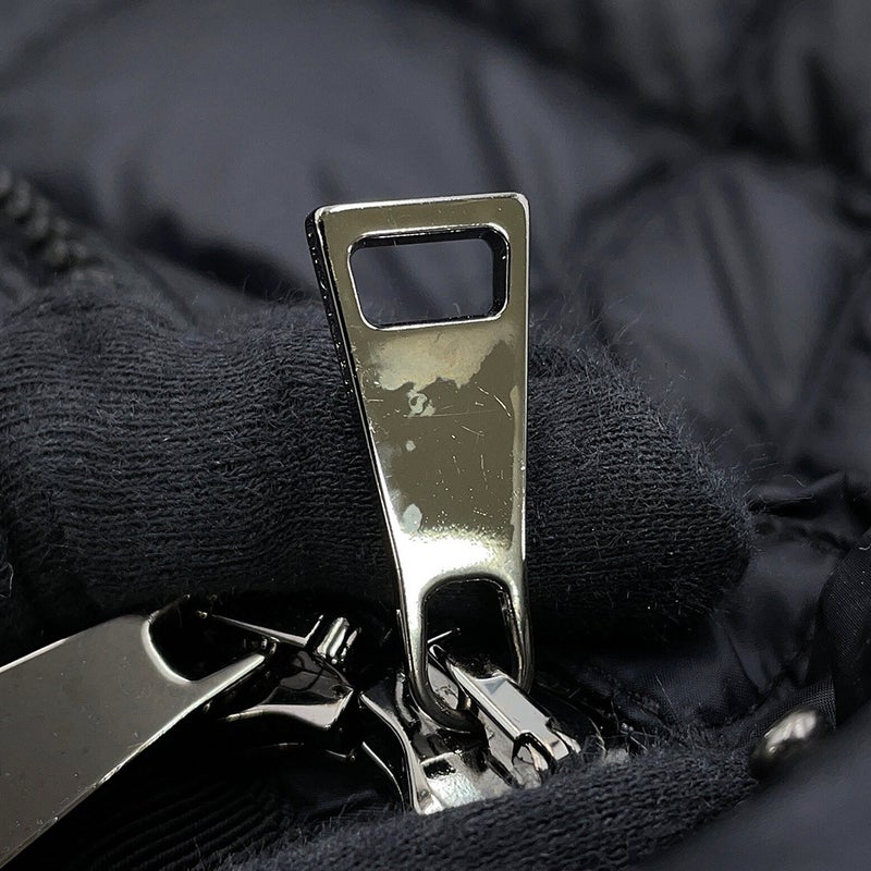 モンクレール ダウンコート HERMIFUR ナイロン レディースサイズ0 G20931C51601 MONCLER 黒