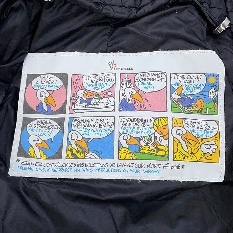 モンクレール ダウンコート HERMIFUR ナイロン レディースサイズ0 G20931C51601 MONCLER 黒