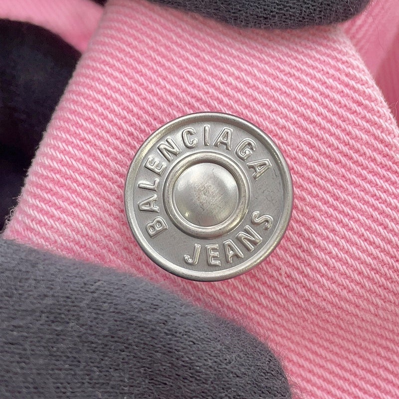 バレンシアガ ジャケット ロゴ デニムジャケット レディースサイズ37 594386 BALENCIAGA アウター